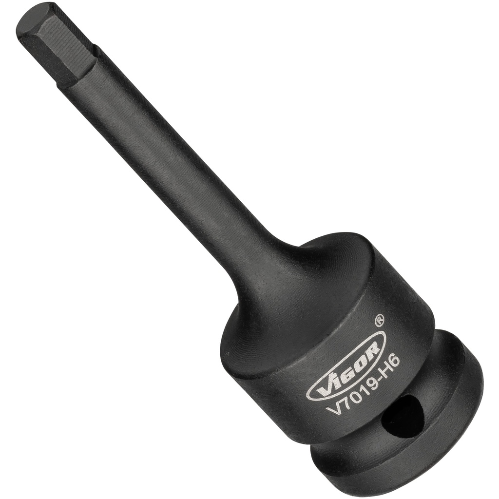 Smūginio veržliasukio atsuktuvo antgalis (V7019-H6, VIGOR)