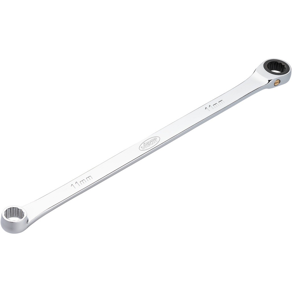 Ratcheting box-end wrench, extra long, 11 mm (V7031-11, VIGOR)