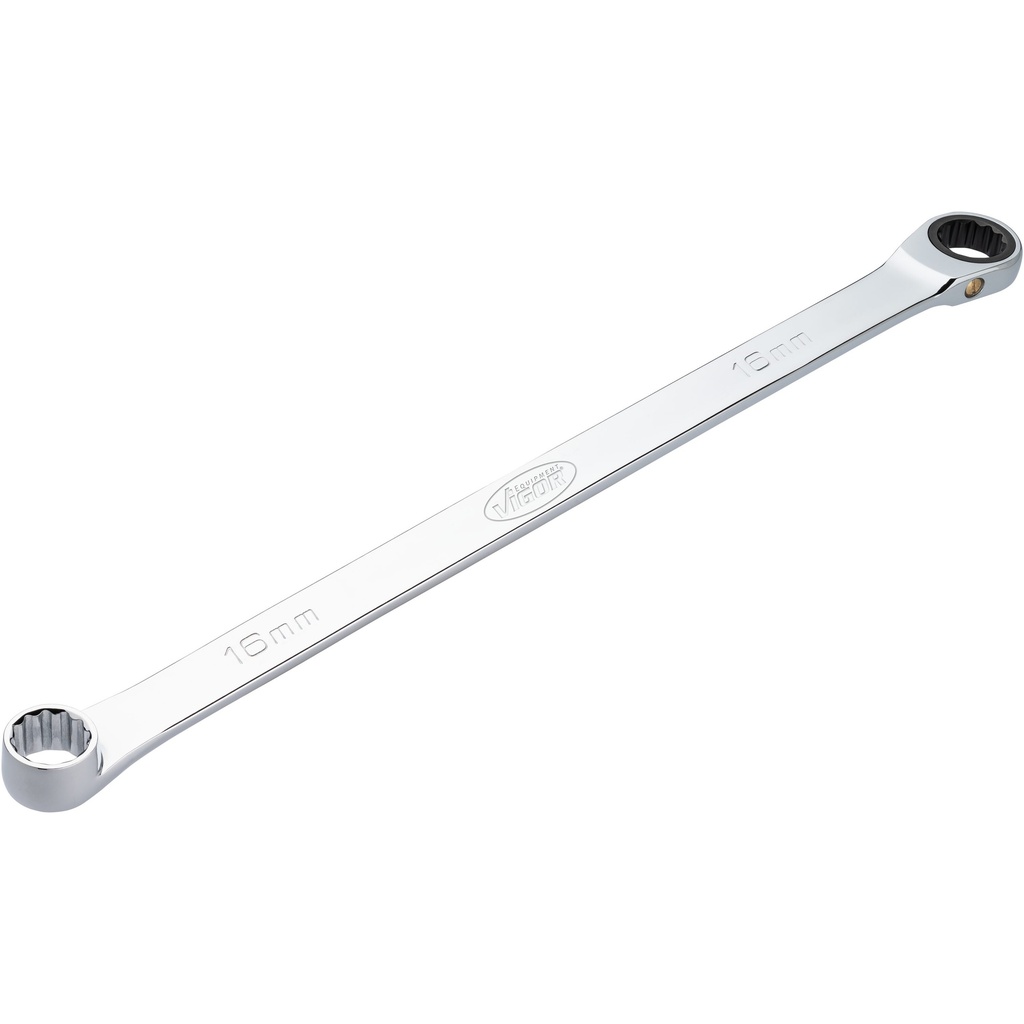Ratcheting box-end wrench, extra long 16 mm (V7031-16, VIGOR)