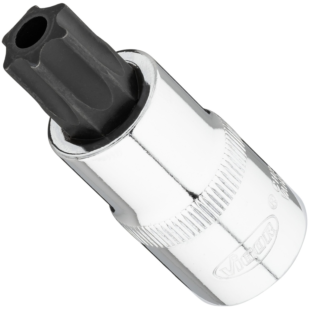 Atsuktuvo antgalis 1/2 col., apsauginis TORX T60H, 55 mm (V7055-T60H, VIGOR)