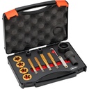 Tap and die set for wheel bolts and wheel nuts (V7181, VIGOR)