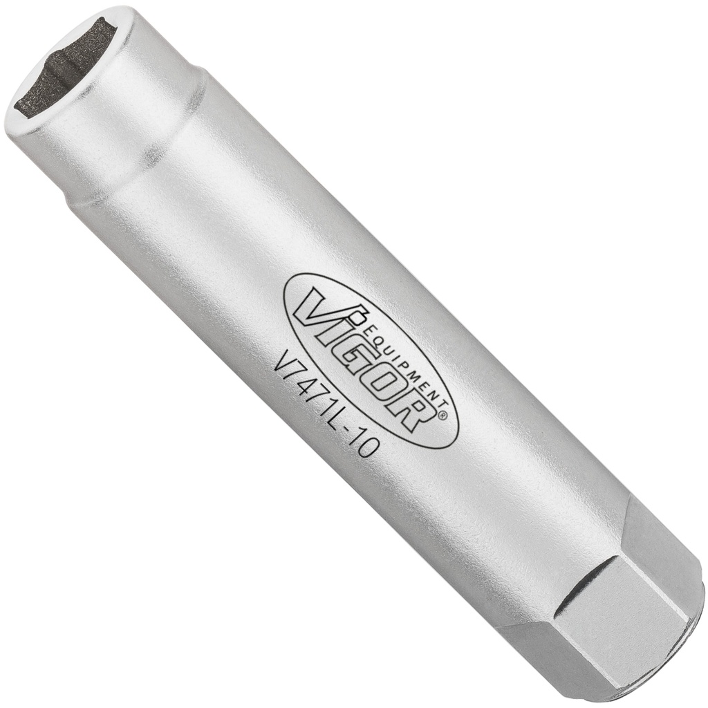 Long socket 10 mm, V7471L-10, VIGOR