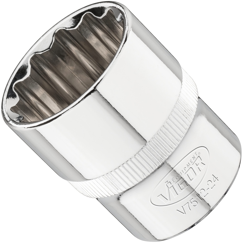 Socket 1/2 in. 24 mm V7512-24, VIGOR