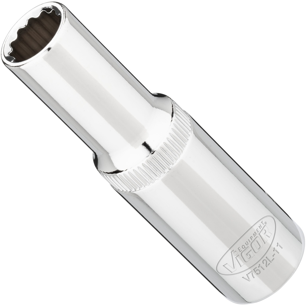 Socket, long 11 mm, 1/2 inch V7512L-11, VIGOR