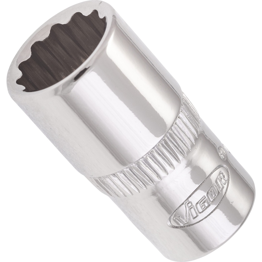 Dvylikakampė galvutė 9 mm, 1/4 col., V7514-9, VIGOR