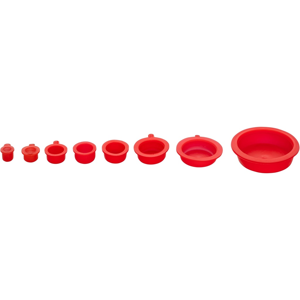 Cover caps ∙ red V7524-8, VIGOR