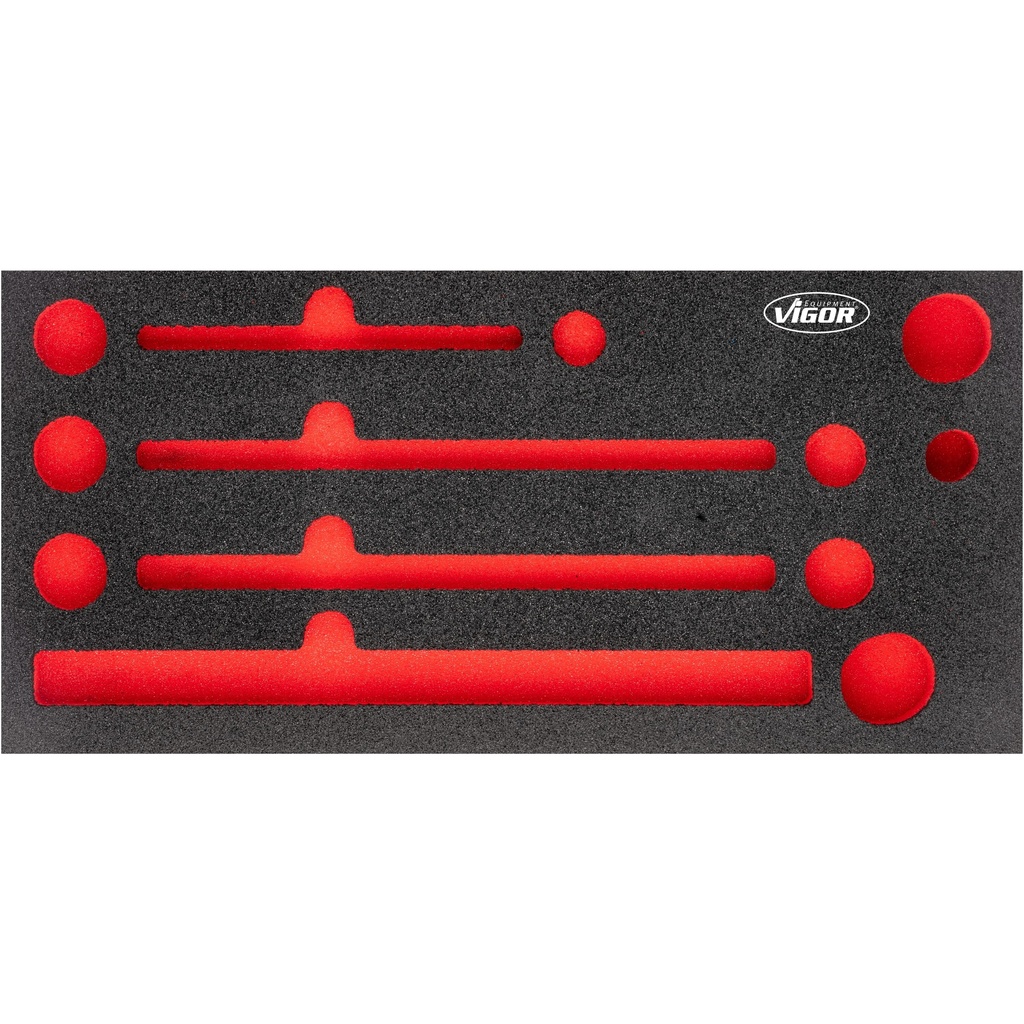 Soft foam insert, empty (V7723-L, VIGOR)