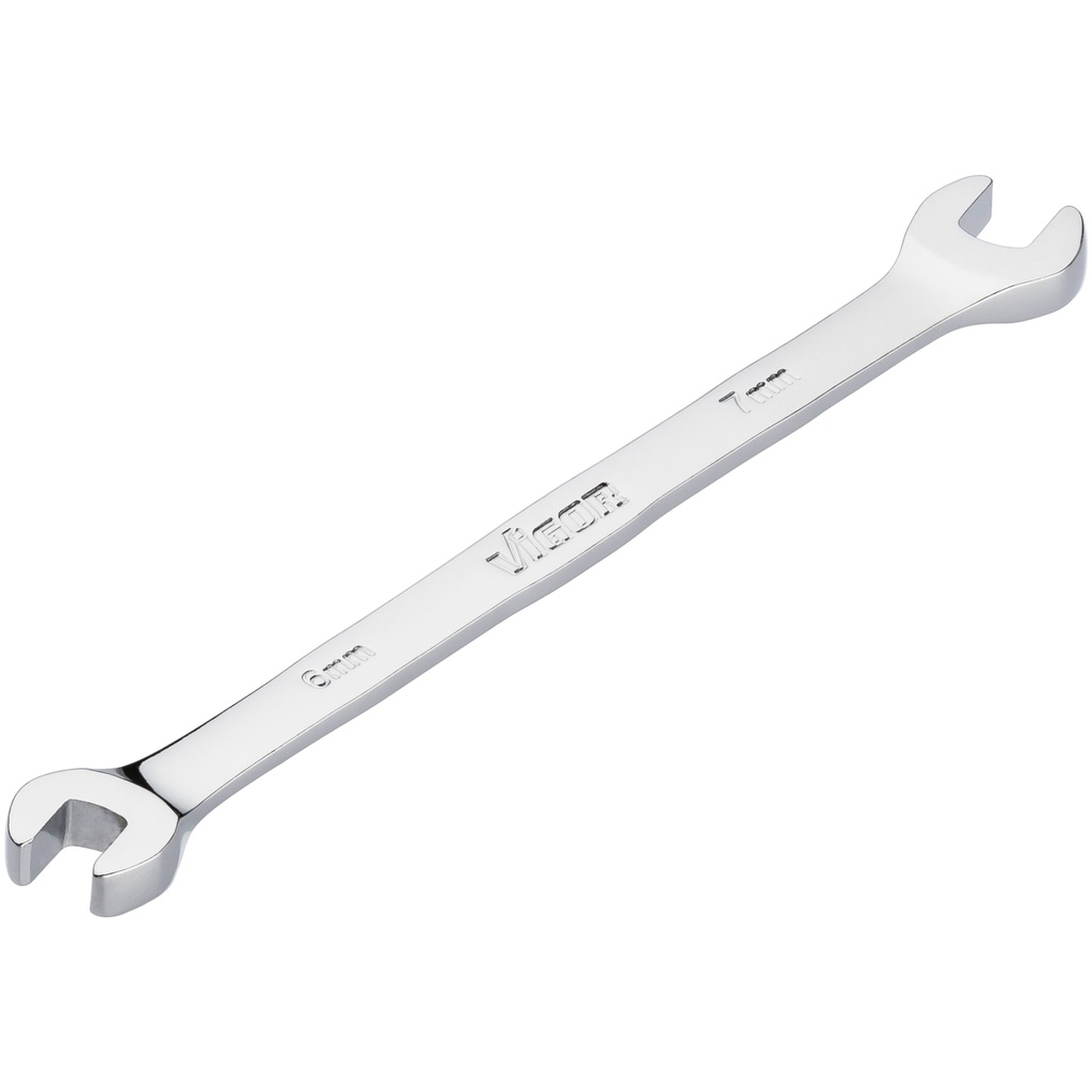Double open-end wrench V7730-6X7, VIGOR
