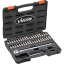 Ratcheting wrench with screwdriver bit set (V7784, VIGOR)