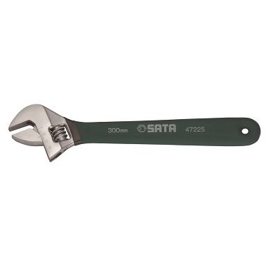 ⬡ Adjustable wrench with dipping grip Ø25mm; 8'', L=200mm (S47223, SATA)