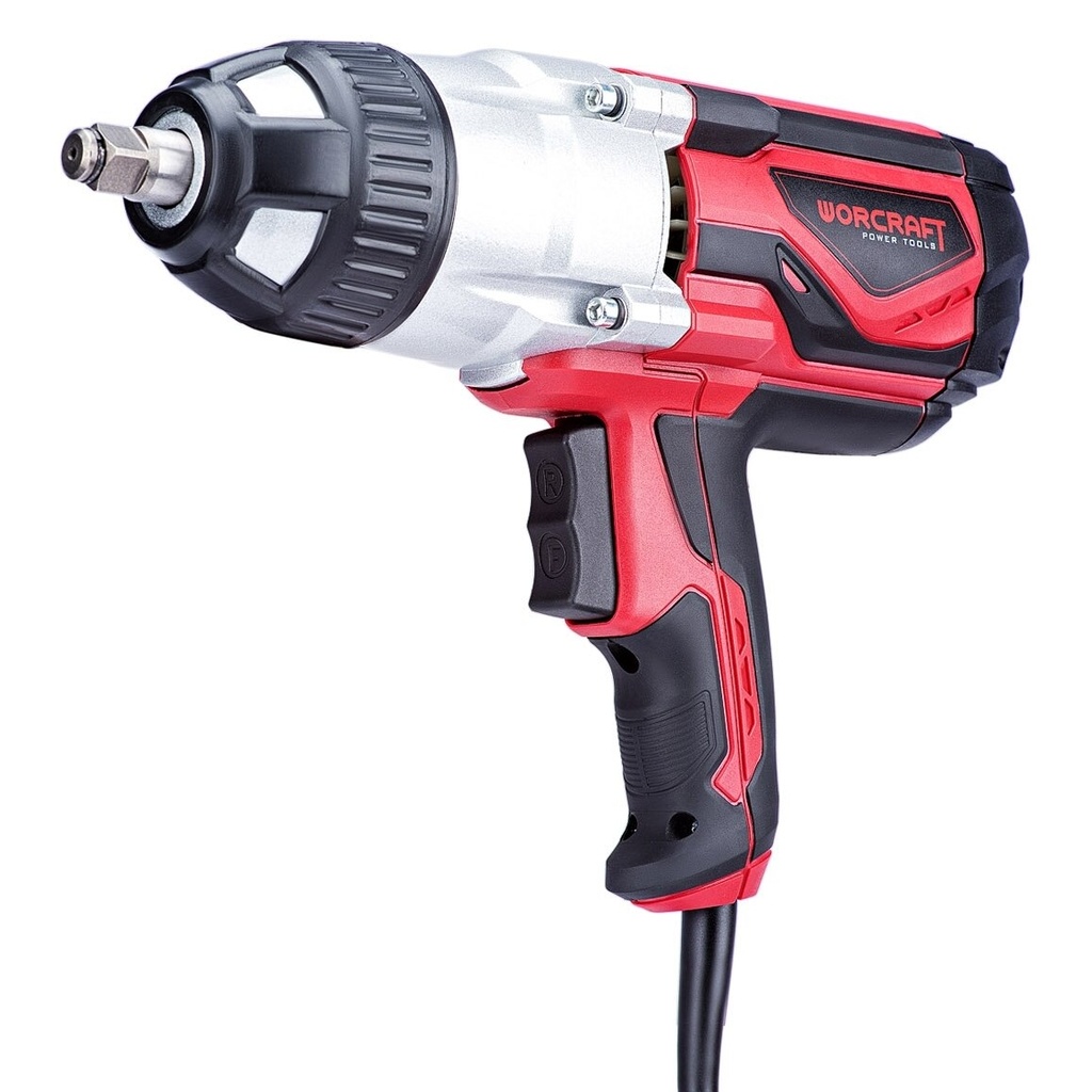 ⬡ Elektrinis ratų veržliasukis WORCRAFT 1/2"+galvutės 17, 19, 21, 23 mm (IW1000, WORCRAFT)
