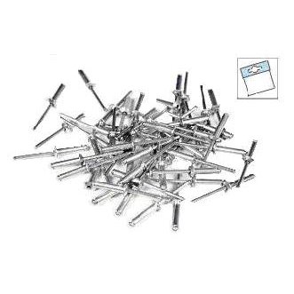 ⬡ Aliumininės kniedės Ø4,8 x 6,4 mm, 50 vnt. (70480, VOREL)