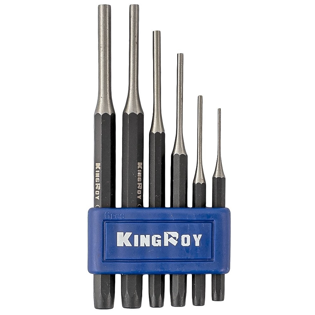 ⬡ Pin punch set 6pcs. (KR30662, KINGROY)