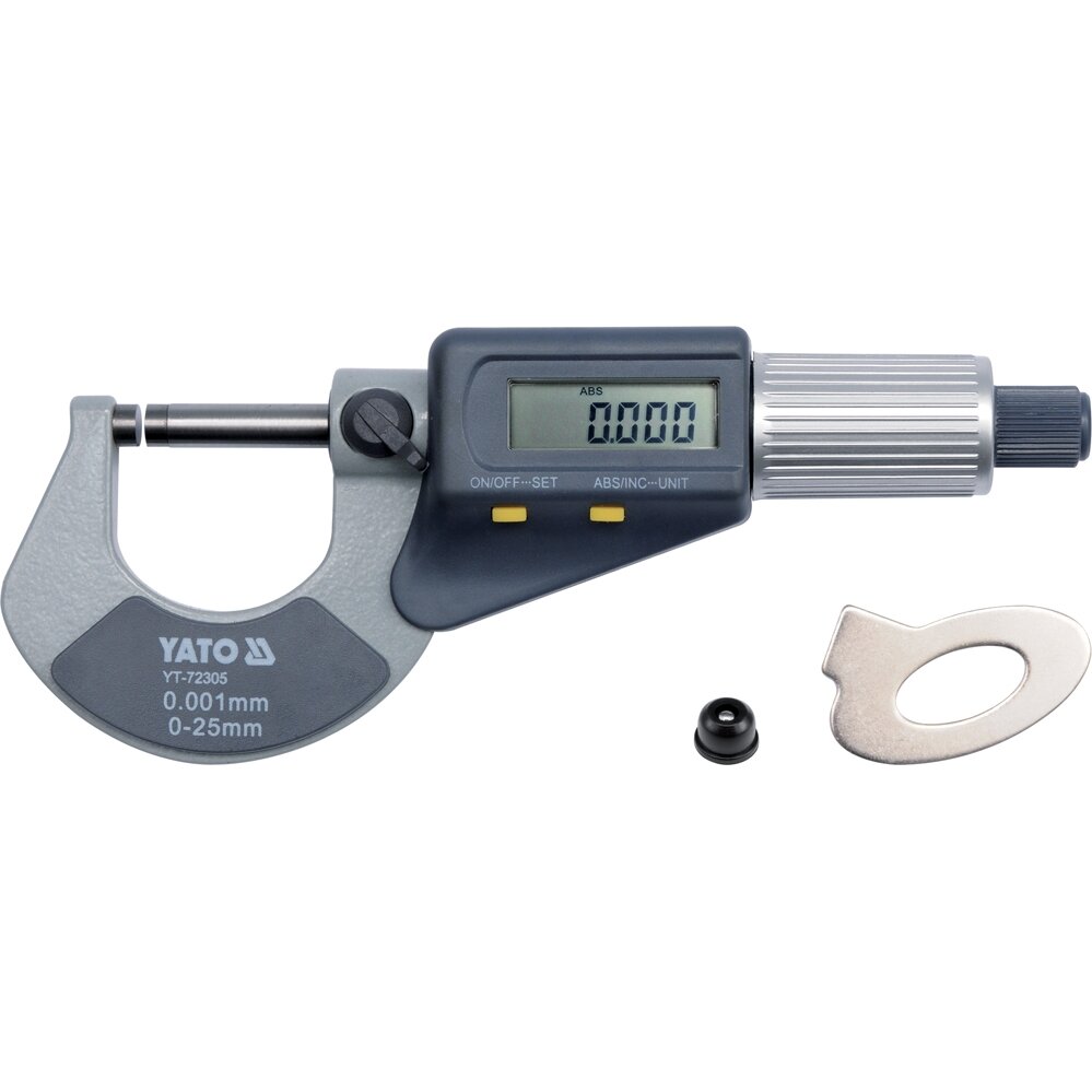 ⬡ Digital micrometer 0-25 mm (YT72305, YATO)