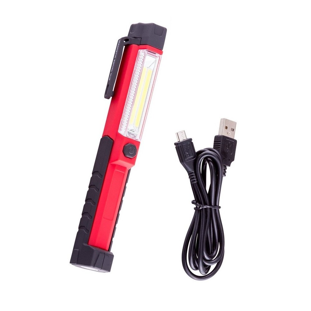 ⬡ Prožektorius darbui COB (1.5W) + LED1 (įkraunamas) (JF714AUCOB)
