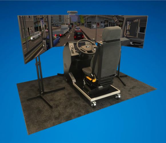 Sunkvežimio / Autobuso simuliatorius "Tutor" F12HV-3/L55