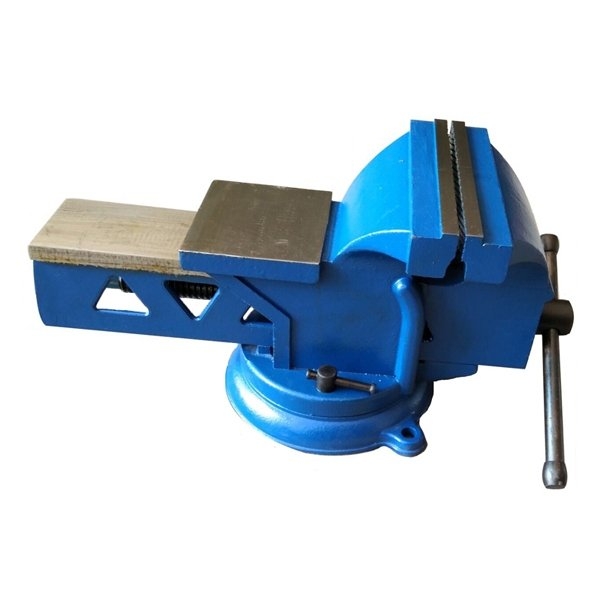 ⬡ Steel bench vice swivel base with anvil Jaw width 100mm, 5.0kg (LTQG004)