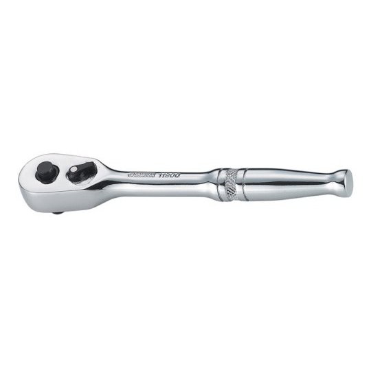 ⬡ Terkšlė reversinė 1/4" 60TH (metalinė rankena) (S11905, SATA)