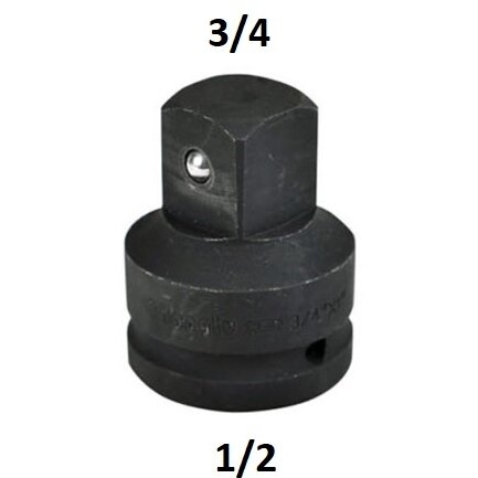 ⬡ Smūginis adapteris 1/2"(F) - 3/4"(M) (CL203001, CHANGLU TOOLS)
