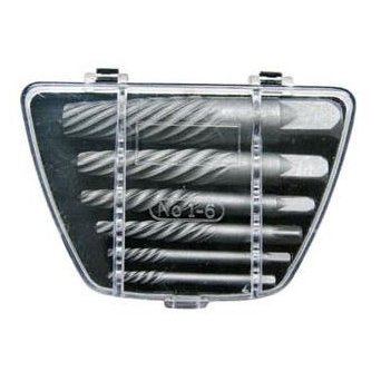 ⬡ Nulūžusių varžtų ištraukiklių rinkinys 6 vnt., storasis tipas (CL705961, CHANGLU TOOLS)