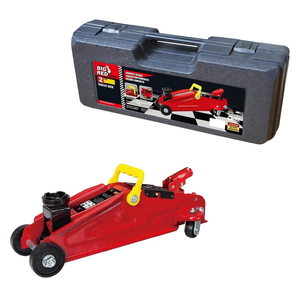 ⬡ Trolley jack 2t with plastic box (T820050S, TONGRUN)