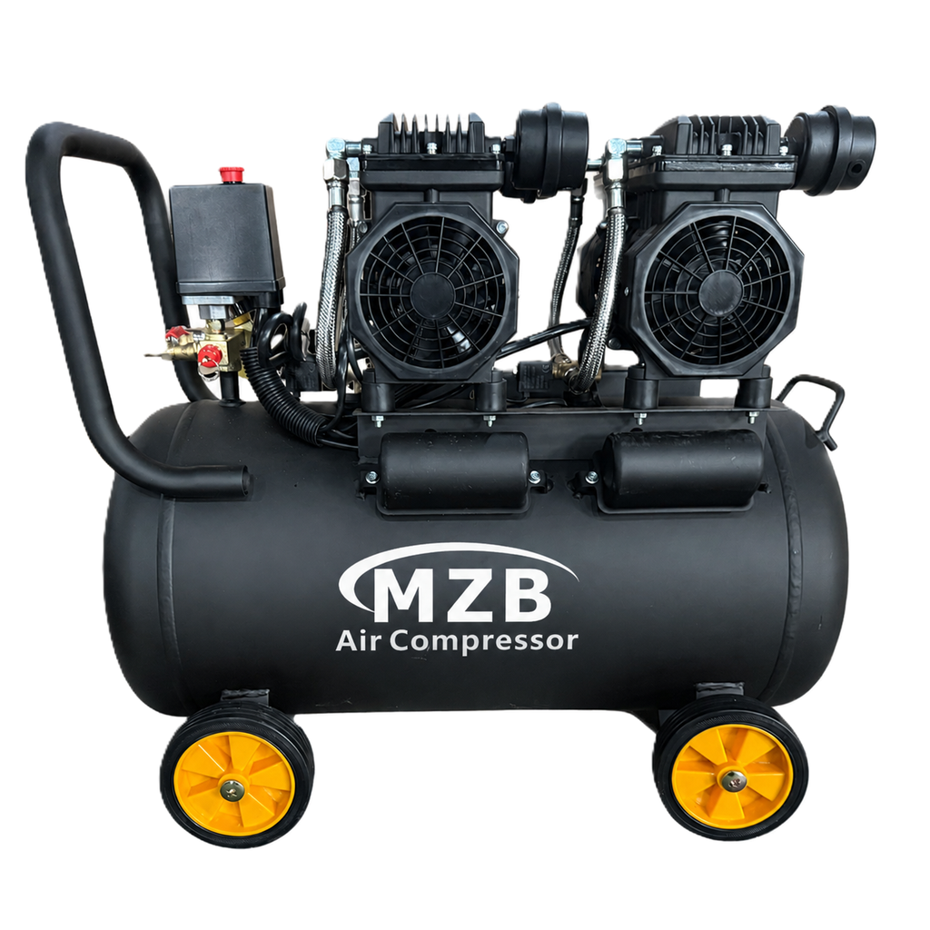 ⬡ Oil-free air compressor 50 l 420 L/min 8 bar (MZB1200H50, MZB)