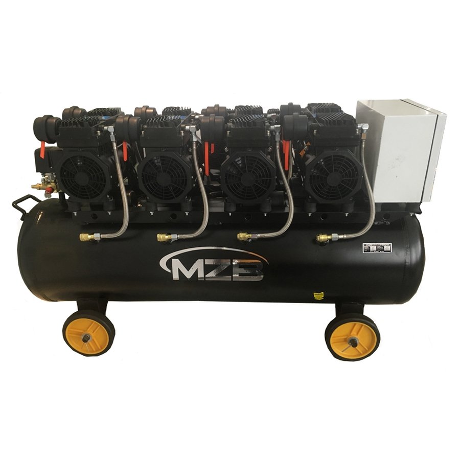 ⬡ Oil-free air compressor 90l 840L/min 8bar (MZB1200H90, MZB)