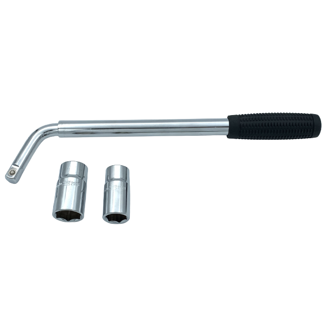 ⬡ L formos pailginta rankena su galvutėmis 1/2" rinkinys 3 vnt. (CL304401, CHANGLU TOOLS)