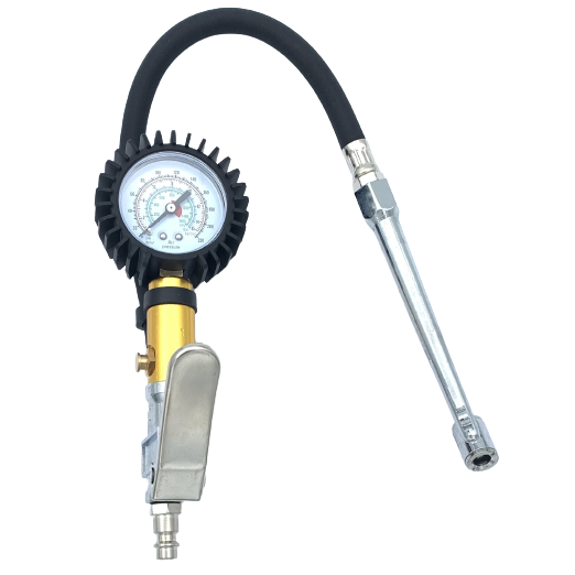 ⬡ Tire inflating gun with manometer (long nozzle) (TG6)
