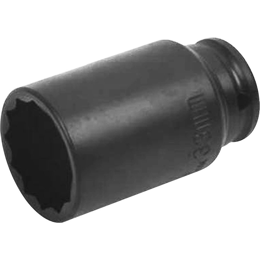⬡ Ilga smūginė galvutė 1/2" 36 mm (12-briaunė) (AT4168, ELLIENT TOOLS)