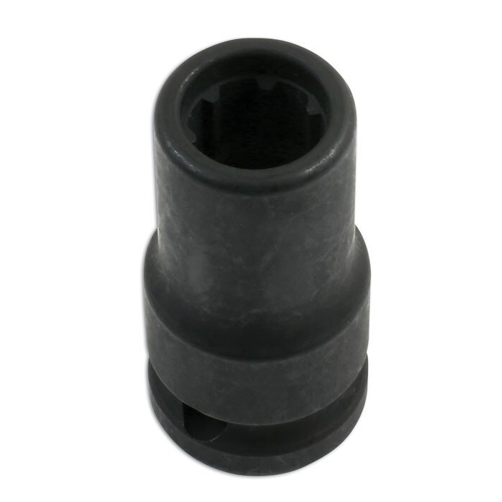 ⬡ Smūginė galvutė stabdžių apkabai 1/2" (7-briaunė) QKX3 (AT2175, ELLIENT TOOLS)