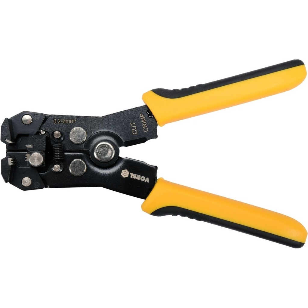 ⬡ Automatic wire stripping pliers 160 mm, 0.2-6 mm² (45160, VOREL)