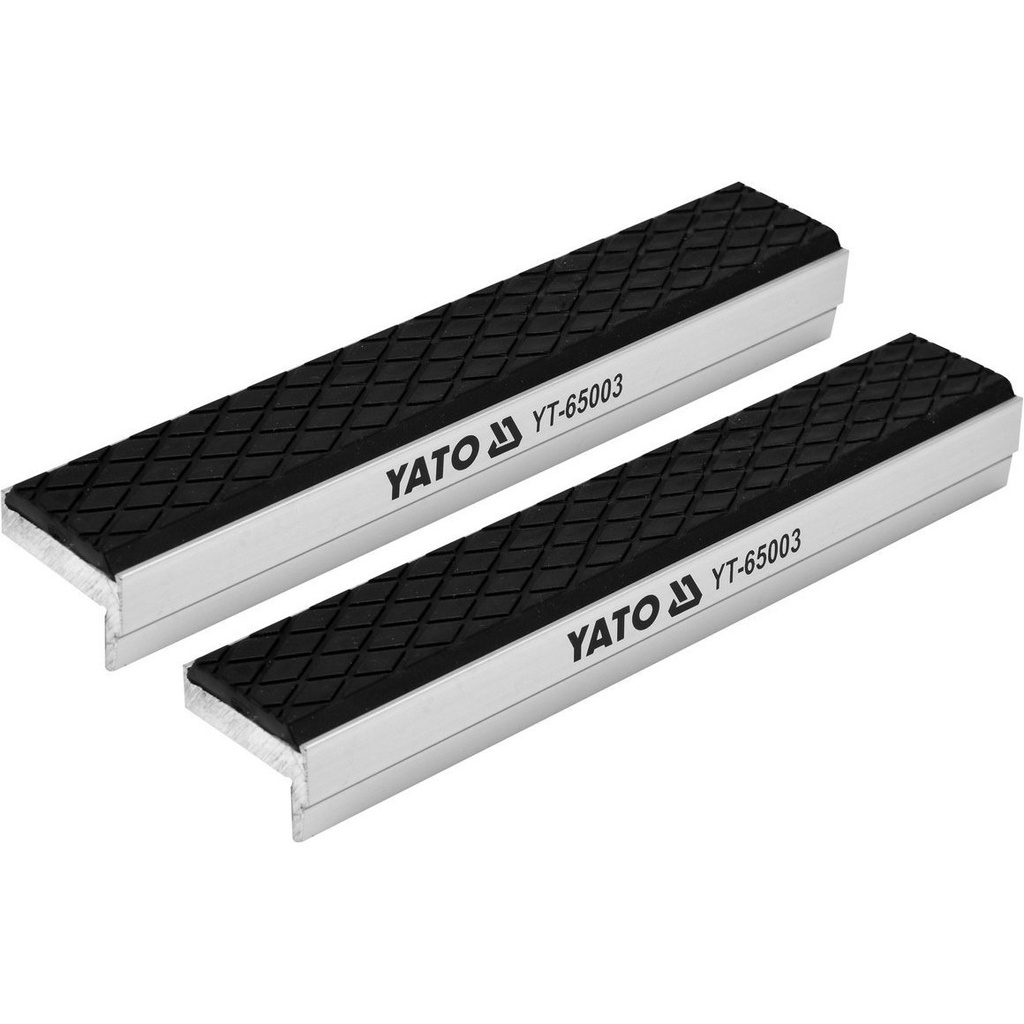 ⬡ Soft vice jaws aluminium 2pcs 125x30x10mm (YT65002, YATO)