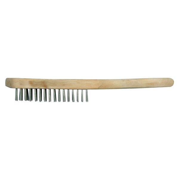 ⬡ Steel wire brush with wooden handle (06960)