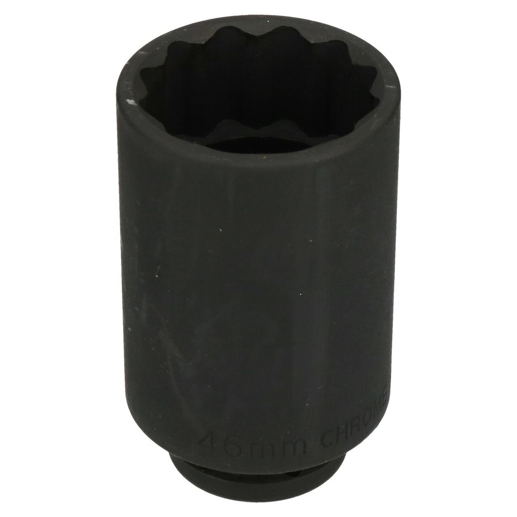 ⬡ Ilga smūginė galvutė 1/2" 46 mm (12-briaunė) (AT4414, ELLIENT TOOLS)