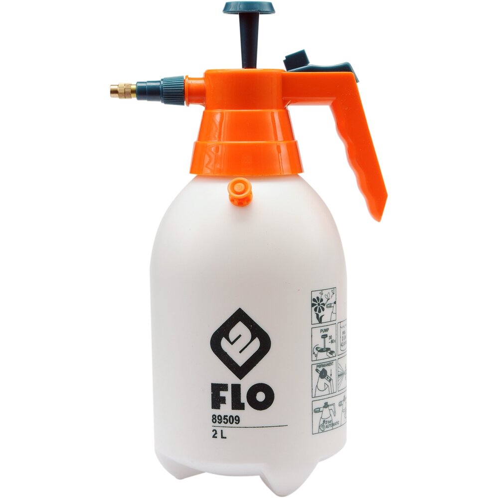 ⬡ Hand pressure sprayer with 2 l tank (89509, FLO)