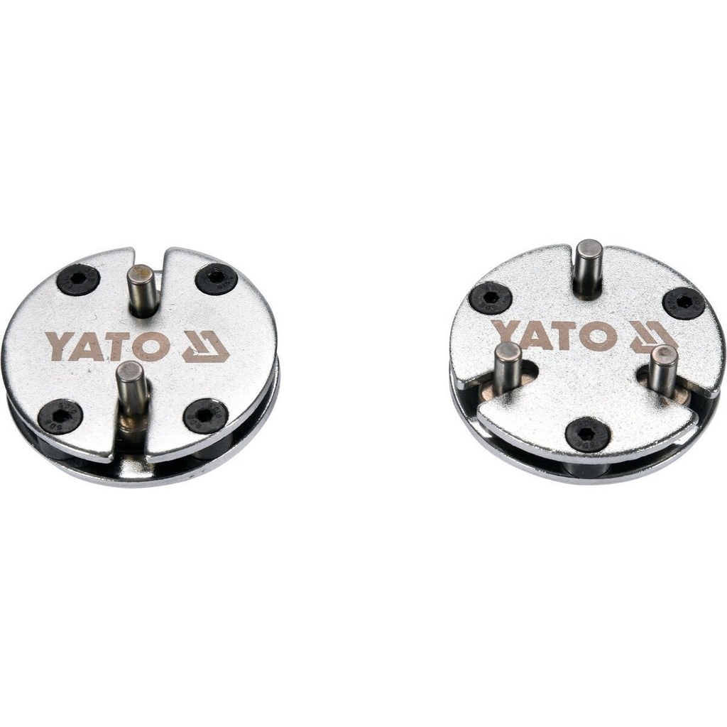 ⬡ Adjustable disc brake piston spreader set, 2 pcs (YT06809, YATO)
