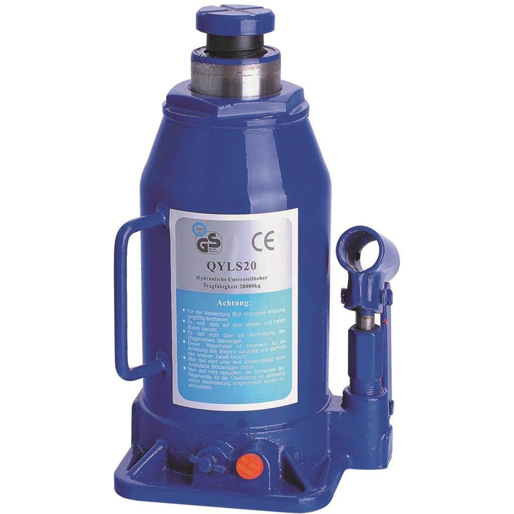 ⬡ Hydraulic bottle jack, 20t TUV (T20420A)