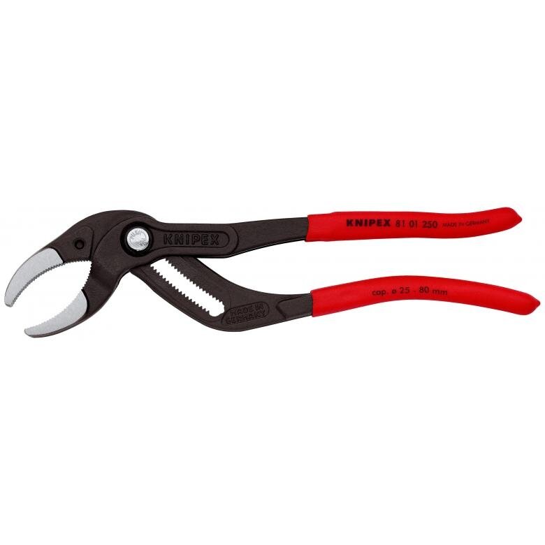 ⬡ Vandens siurblio replės KNIPEX su fiksavimu 250 mm (8101250, KNIPEX)