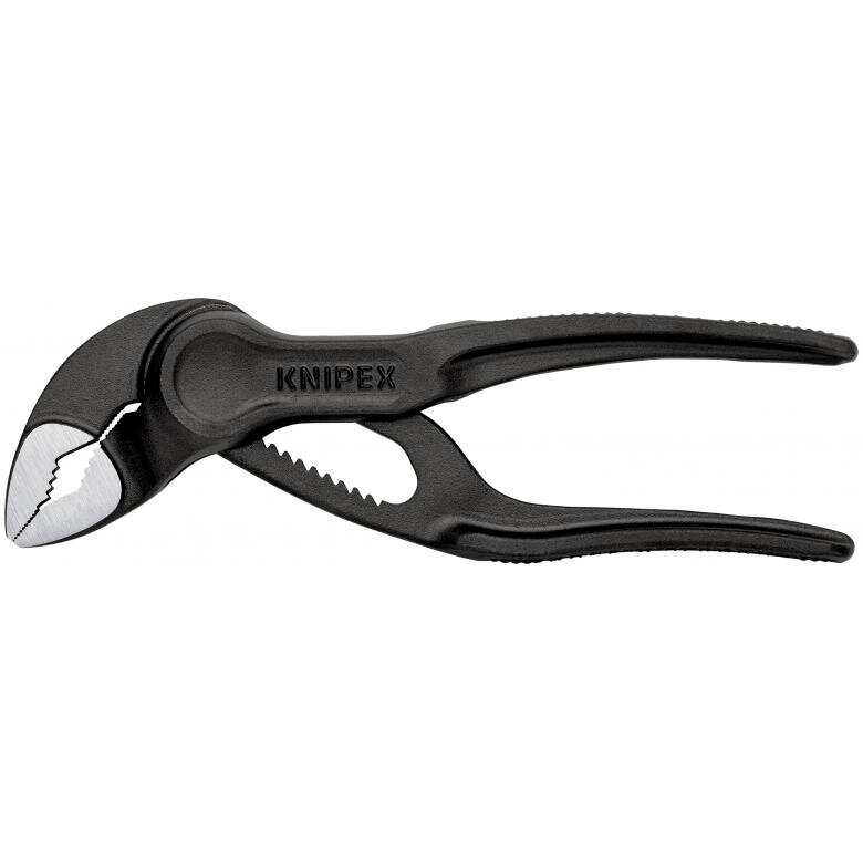 ⬡ Galingos vandentiekio replės KNIPEX Cobra su fiksavimu 100 mm (8700100, KNIPEX)