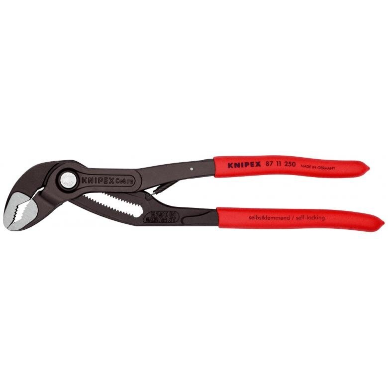 ⬡ Vandens siurblio replės KNIPEX Cobra QuickSet 250 mm (8711250, KNIPEX)