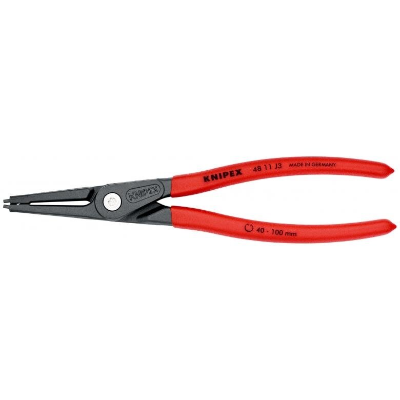 ⬡ Precision circlip pliers. Internal 225 mm (Ø40-100 mm) KNIPEX (4811J3, KNIPEX)