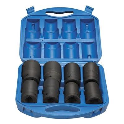 ⬡ 1" Dr. Impact socket set 8 pcs (21-41 mm) (BD8)