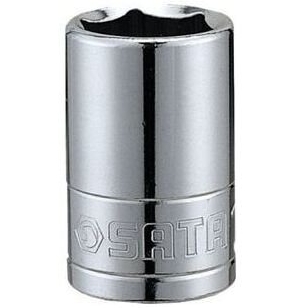 ⬡ 1/4" 6-briaunė galvutė (colinė) 1/2" (S11110, SATA)
