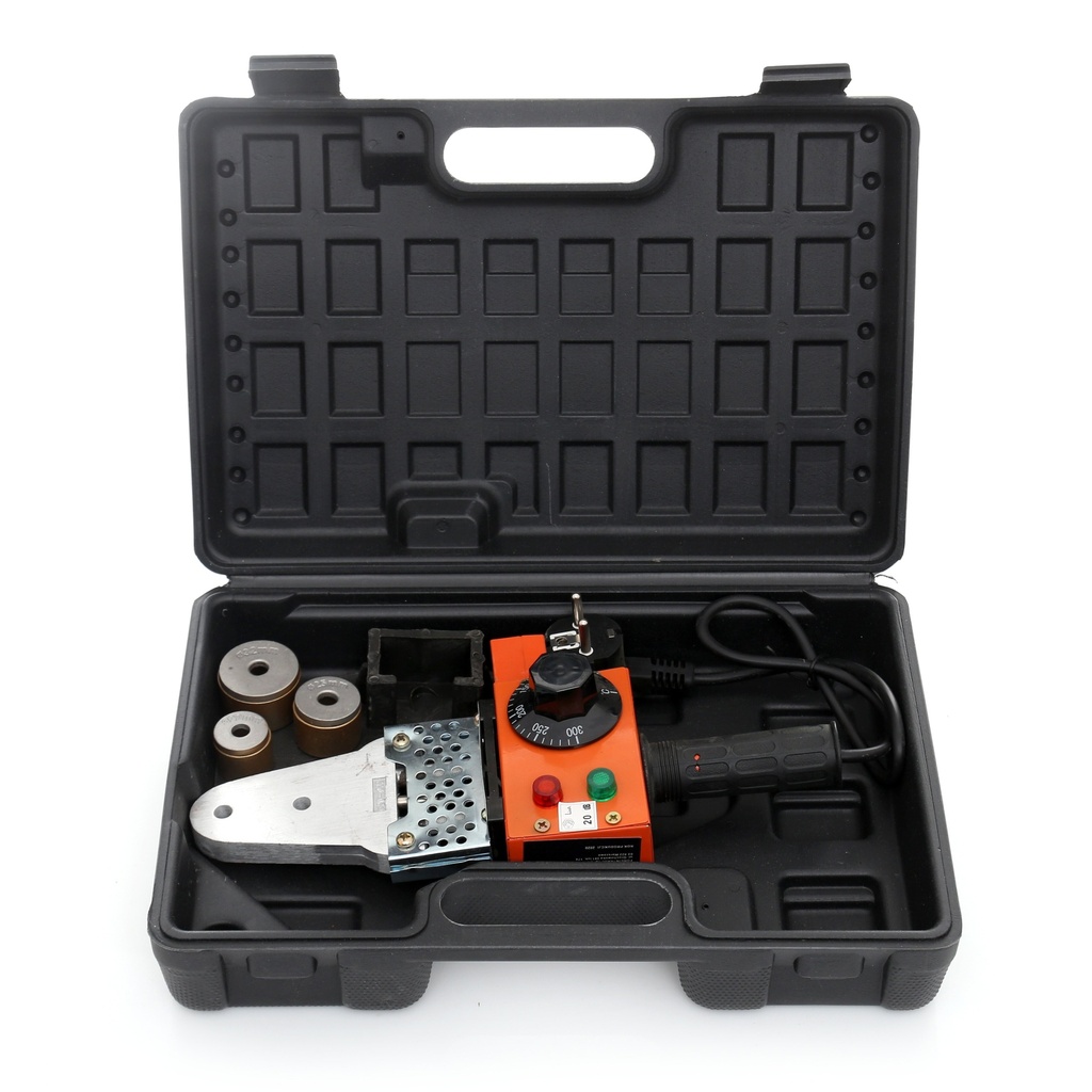⬡ Plastic pipe welder PVC/PP 1300 W (KD3070, KRAFT&DELE)
