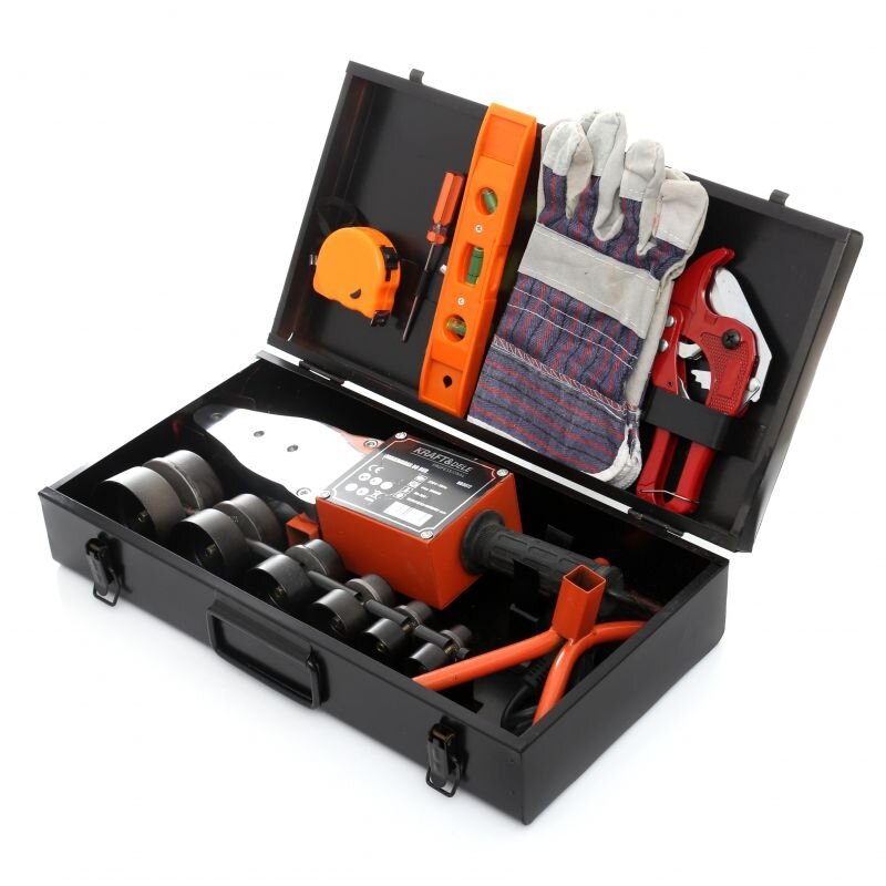⬡ Thermoplastic pipe (PP, PE) welder 2900 W, Ø20-63 mm (KD3072)
