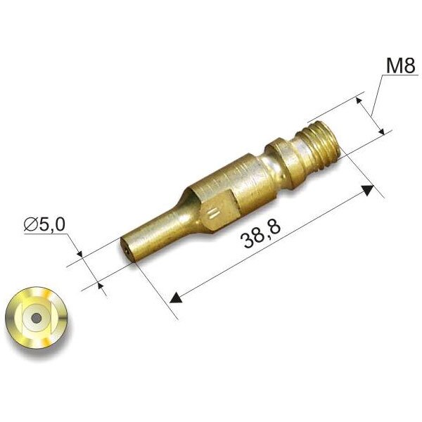 ⬡ Pjovimo antgalis Nr. 3 (30-50 mm) pjovimo degikliui 341 P (341PDMN3, DONMET)