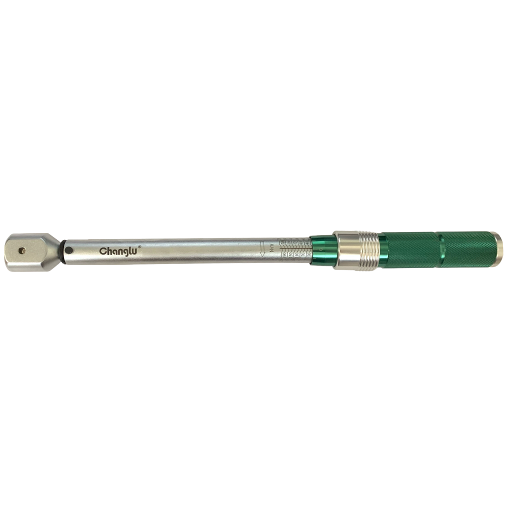 ⬡ Dinamometrinis raktas su keičiamu antgaliu 14x18 mm, 100–500 Nm (CL306508, CHANGLU TOOLS)