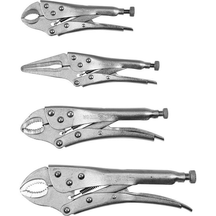 ⬡ Locking pliers set 4 pcs 140/165/180/225 mm (44110)