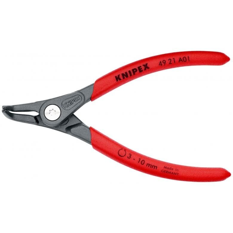 ⬡ Precision circlip pliers. External. Bent 130mm (Ø3-10mm) KNIPEX (4921A01, KNIPEX)